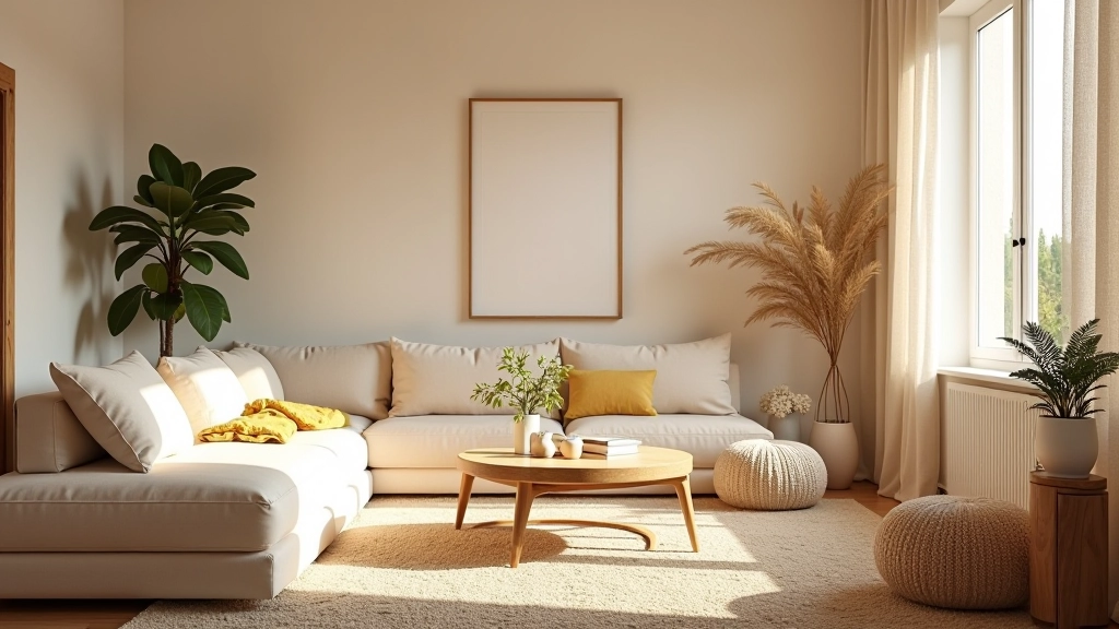 Sala aconchegante com luz natural